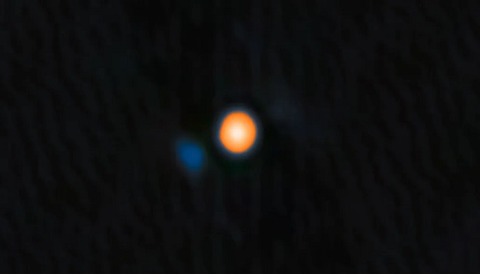 Observations of Betelgeuse and, for the first time, its companion star as seen by the ‘Alopeke instrument on the Gemini North telescope in December. 2024. — International Gemini Observatory/NOIRLab/NSF/AURAImage